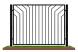 Забор металлический сварной секционный СЗ-11, 1 м²