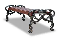 Банкетка чугунная «Трон» 1,5 м