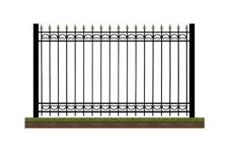 Забор металлический сварной секционный СЗ-15, 1 м²