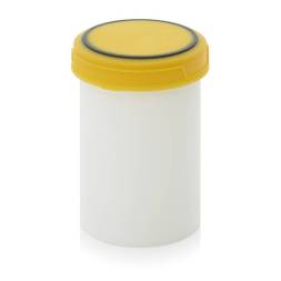 Банка 1 л без внутренней крышки, оранжевая