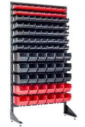 Стеллаж с пластиковыми ящиками 1801-2/5/5 CH-K