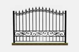 Забор металлический сварной секционный СЗ-28, 1 м²