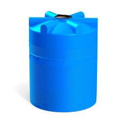 Емкость (резервуар) пластиковая вертикальная с крышкой, 6000 л, зеленый [TV6000S2]