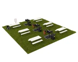 Мангальная зона №2 на 37 мест