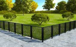 Пешеходное металлическое ограждение ПО-5, 1 пог. м.