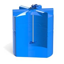 Емкость V 10000 литров с лопастной мешалкой