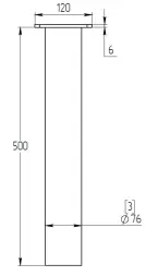 Скамейка стальная «Платиум» 2,5 м (3 опоры)