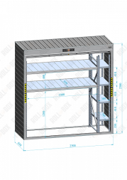 Шкаф в паркинг ROLL‑BOX IN STOCK M-3