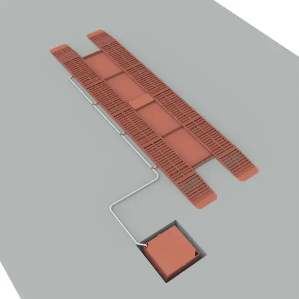 Эстакада разборная металлическая "Комфорт", 10м, грузоподъемность 50т, красная