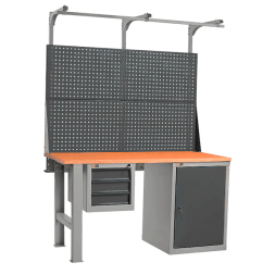 Верстак металлический ВЛ-150-05 с экраном ВЛ-150-Э4 [18142]