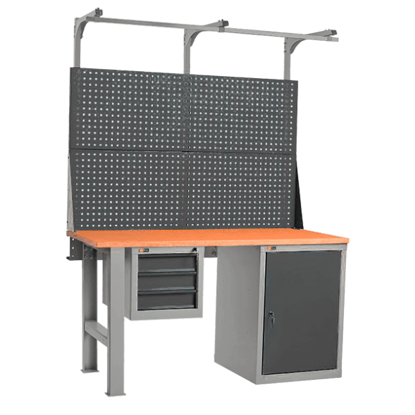 Верстак металлический ВЛ-150-05 с экраном ВЛ-150-Э4 [18142]