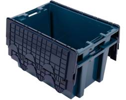 Ящик 600х400х300 сплошной с распашной несъёмной крышкой