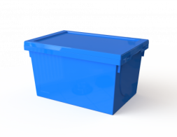 Вкладываемый многооборотный контейнер в с термовкладышем (600х400х335)