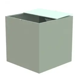 Ящик для ветоши 1250x1250x1250 мм Светло-серый