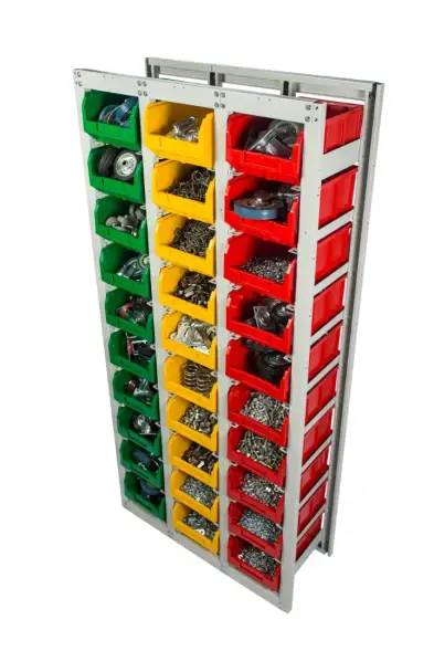 Стеллаж с направляющими стационарный Стелла-техник CP-3 , 1 основная и 2 дополнительные