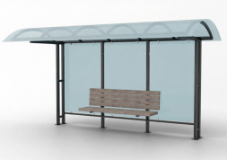 Павильон остановочный Классик 1, 4200x1600x2700 мм