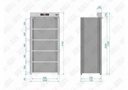 Шкаф роллетный ROLL-BOX SIMPLE 10.07.6.V2