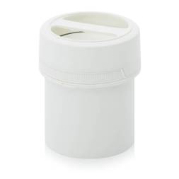 Банка с ручкой 0,65 л с внутренней крышкой, белая