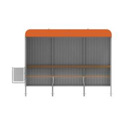 Павильон остановочный мод. 2.2, 3495x1215x2380 мм