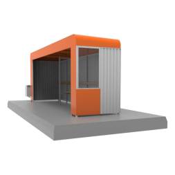Павильон остановочный мод. 3, 5790x1500x2400 мм