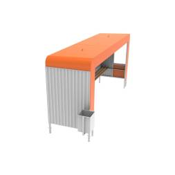 Павильон остановочный мод. 3, 5790x1500x2400 мм