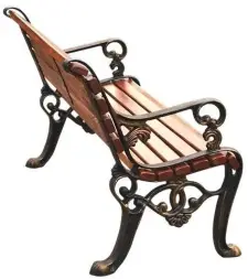 Скамейка чугунная «Гефест» 0,8 м (кресло)