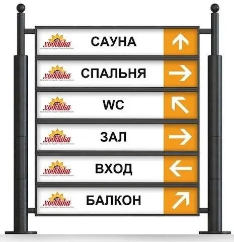 Указатель стальной низкий арт. 387