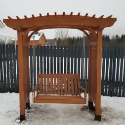 Пергола-качели «Фериас» Лиственница