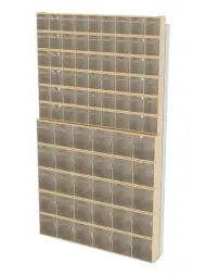 Стойка бежевая настенная Стелла-техник 402-06-05-00-B