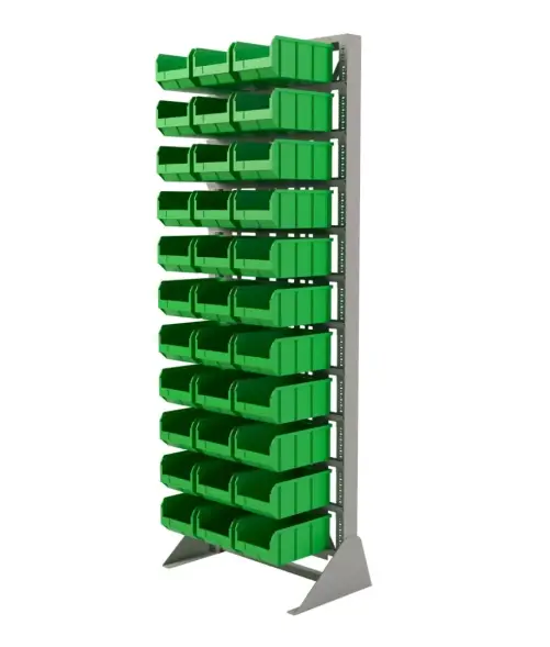 Стойка Стелла-техник односторонняя D1-00-00-11 с ящиками, 2020х735 мм