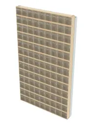 Стойка бежевая настенная Стелла-техник 402-13-00-00-B