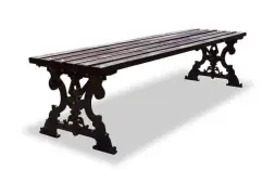 Банкетка чугунная «Ампир» 3,0 м (3 опоры)