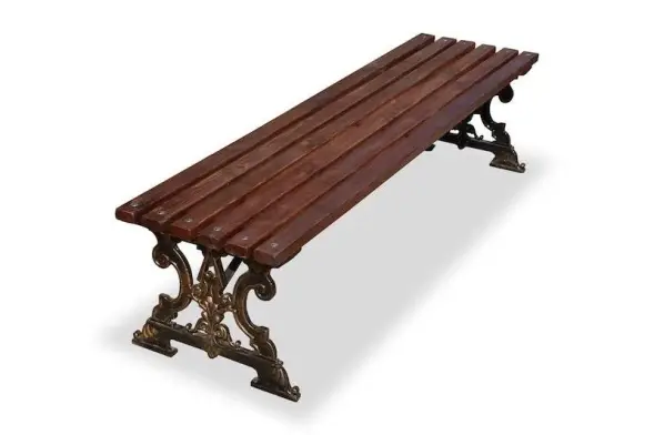 Банкетка чугунная «Ампир» 3,0 м (3 опоры)