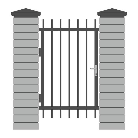 Кованая металлическая калитка МК2