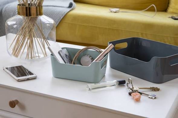 Корзинка универсальная SCANDI, 3,1л, серый