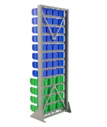 Стойка Стелла-техник односторонняя D1-00-08-04 с ящиками, 2020х735 мм