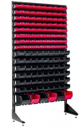 Стеллаж с пластиковыми ящиками 1801-8/6/1 CH-K