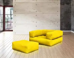 Кресло-матрас Кубис Бостон желтый