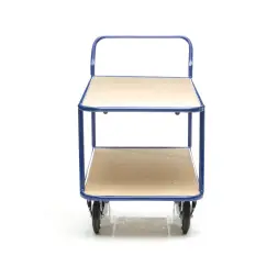 Тележка платформенная Стелла-техник КП-2-Ф-5-8-150-И, 2-х ярусная, 500х800 мм