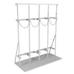 Стойка для баллонов СГМ-01 1385x580x1630 мм Серый