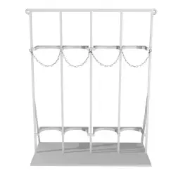 Стойка для баллонов СГМ-01 1385x580x1630 мм Серый