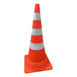 Конус дорожный 750 мм, 3 светоотражающих полосы