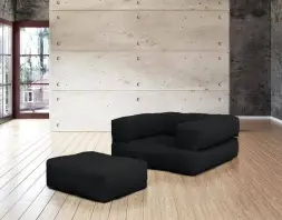 Кресло-матрас Кубис Бостон черный