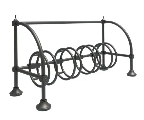 Велопарковка чугунная 3 места