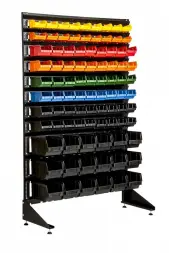 Стеллаж с пластиковыми ящиками 1501-2/6/3 СH-Kombo