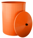 Бочка пластиковая садовая для дождевой воды и полива, 300л, терракотовый [351]