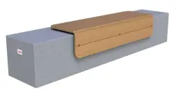 Скамейка бетонная «Сколково-1» без спинки