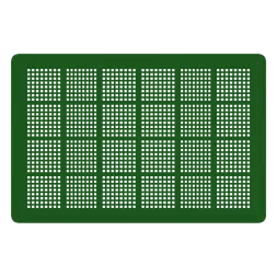 Ящик полимерный для полуфабрикатов 600x400x75, перфорированный