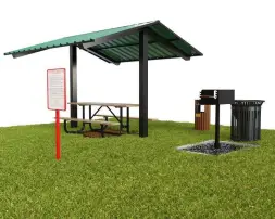 Мангальная зона №3 на 6 мест