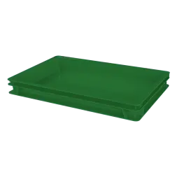 Ящик полимерный для полуфабрикатов 600x400x75, сплошной